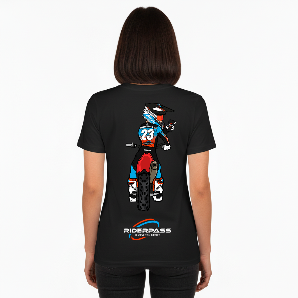 T-shirt RIDERPASS Noir FEMME